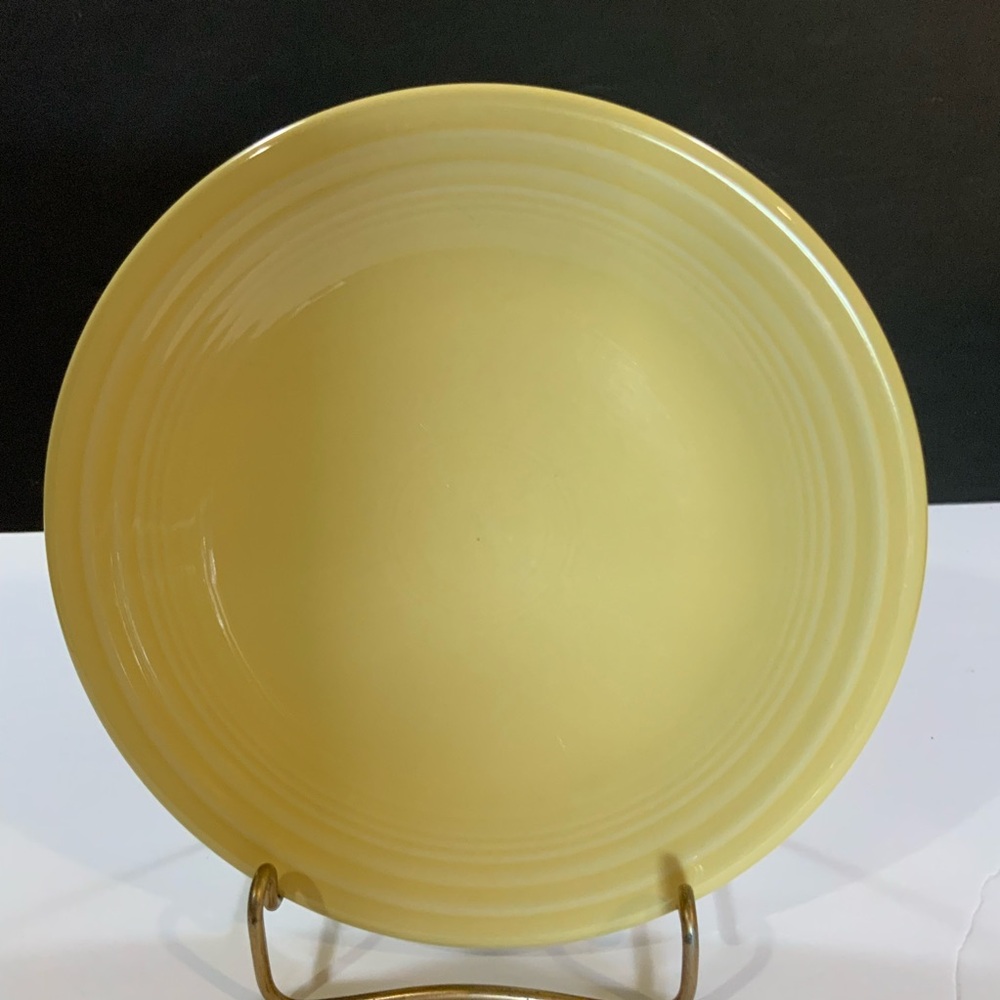 Fiesta Salad Plate Yellow 7 1/4" Diameter Homer Laughlin Discontinued Color #763